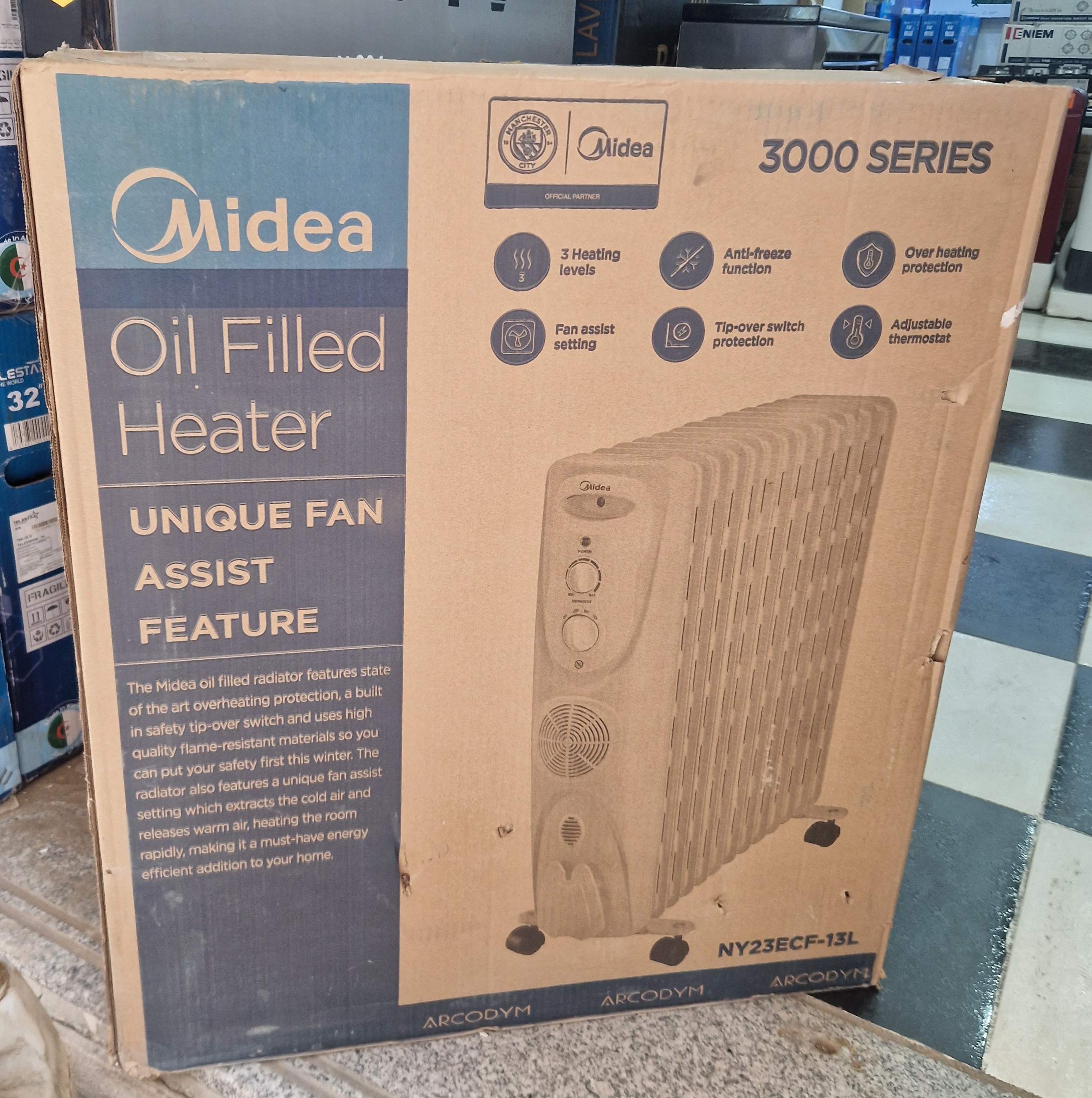 Midea Bain D'Huile NY23ECF-13L ventilation - الصورة 2