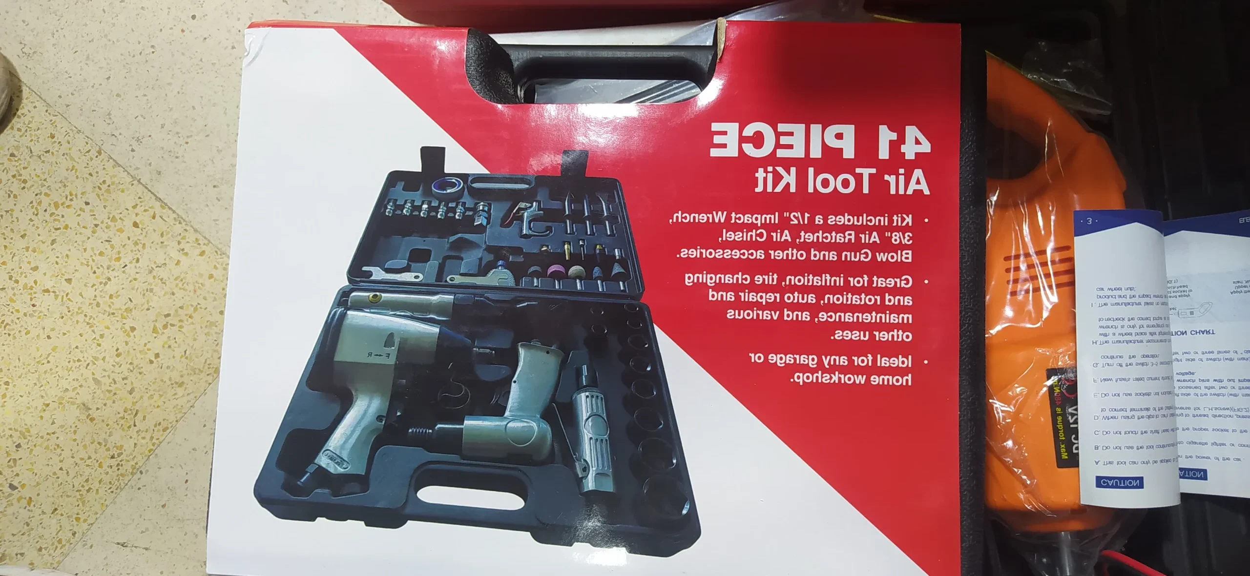 Kit d'outils pneumatiques 41 pièces - الصورة 2