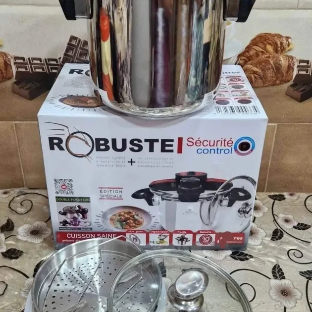 Cocotte et Marmite 3en1 robuste 10L 24cm multifonction