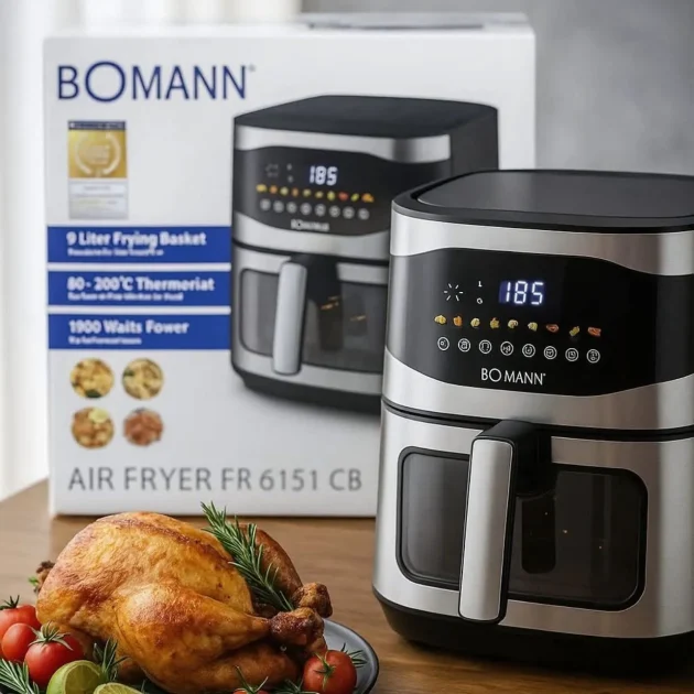 Fruites sans huile Bomann 9L 1800W 6151CB مقلاة هوائية