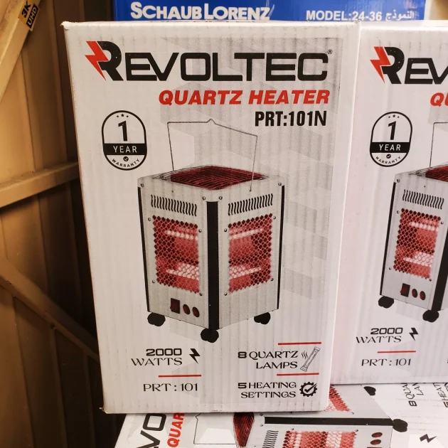 مدفأة + موقد طهي من الأعلى 2في1 - REVOLTEC 2000W