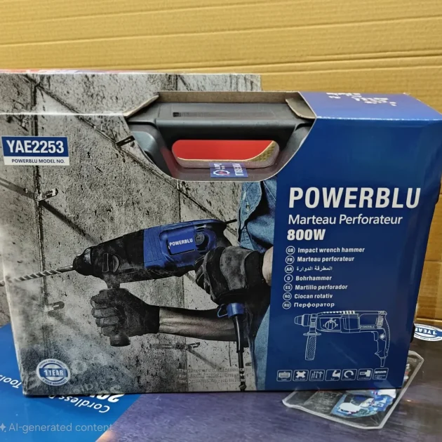 Marteau perforateur powerblu 800w