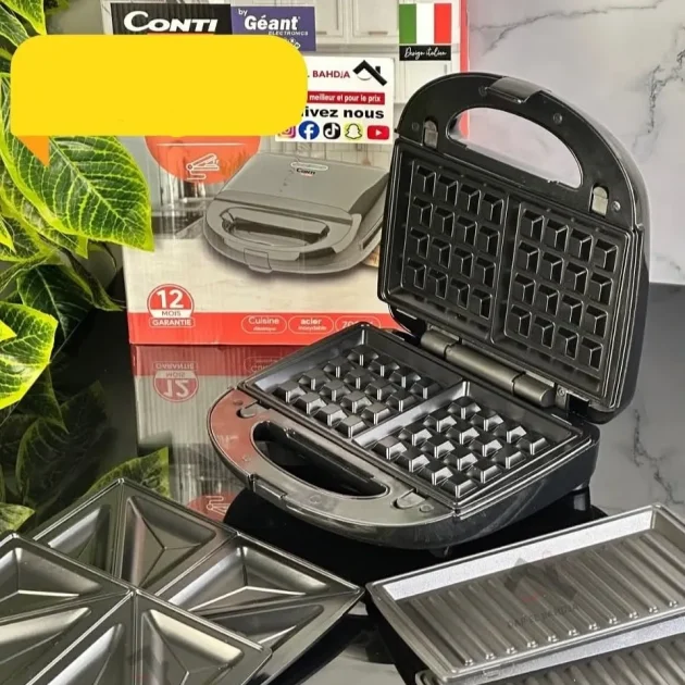 Panineuse 3in1 Multigrill Gaufrier sandwichs Contiglobal