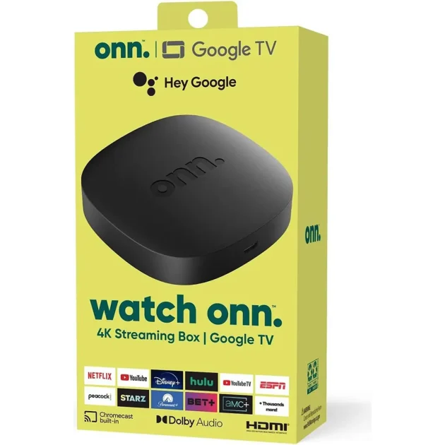 Tv Box onn. Google TV Android 14.0 16GB rom 2GB ram