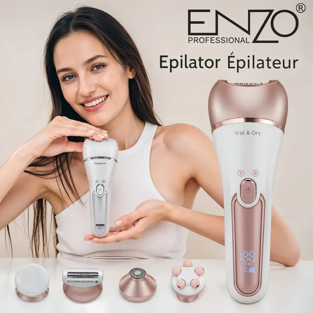 جهاز ازالة الشعر الكهربائي Epilateur ENZO Professional،  5842