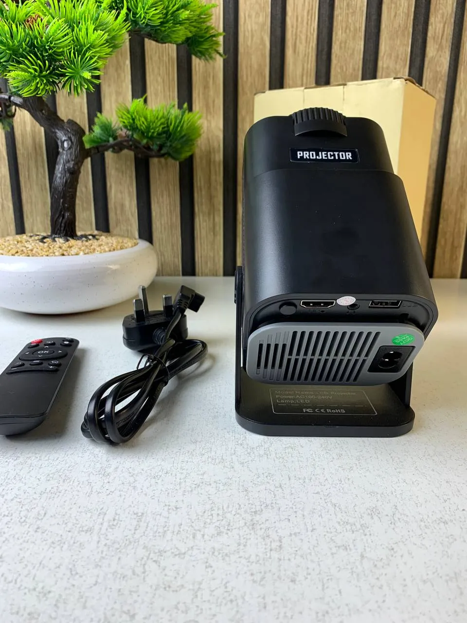 Projecteur portable Full HD HY320 Android 11 WiFi6 et Bluetooth 5.0 - جهاز عرض ذكي - الصورة 3