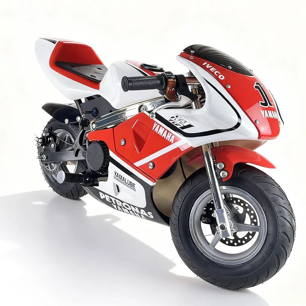 Mini Moto GP pour Enfants Moteur 49cc Démarrage à Tirette - دراجة نارية محرك بنزين - الصورة 4