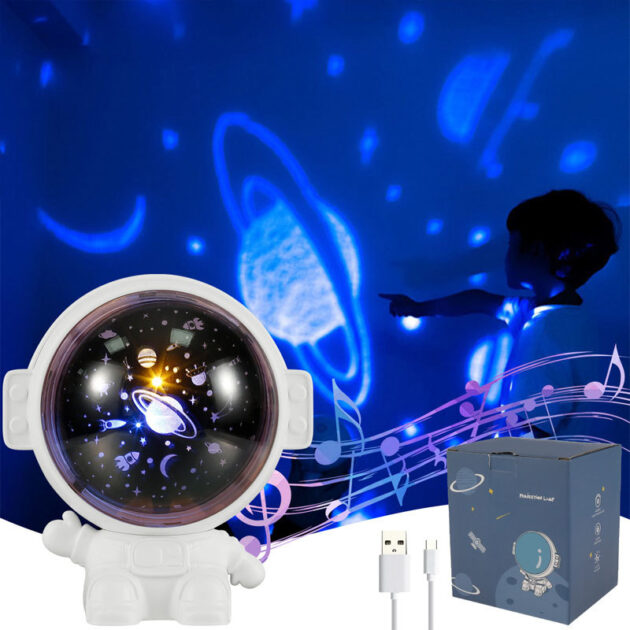 Projecteur d'étoiles d'astronaute, lampe de chambre de bébé, cadeaux pour enfants, chambre de bébé