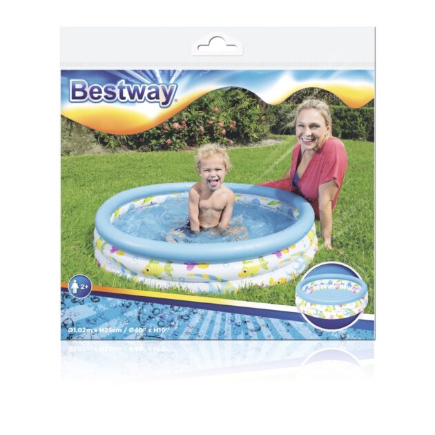 Piscine Ronde Gonflable Pour Enfants 1.02 x 0.25 m Bestway 51008