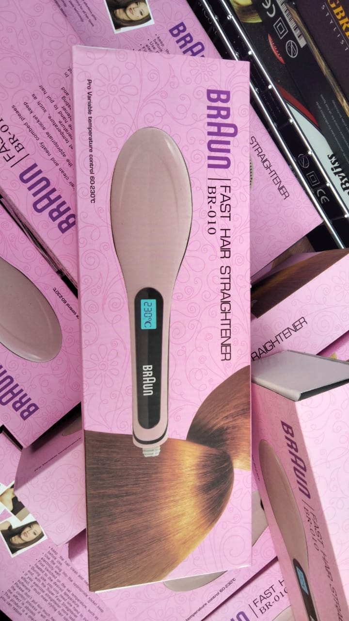 Braun Brosse à cheveux en céramique avec écran LCD chauffage numérique - الصورة 5
