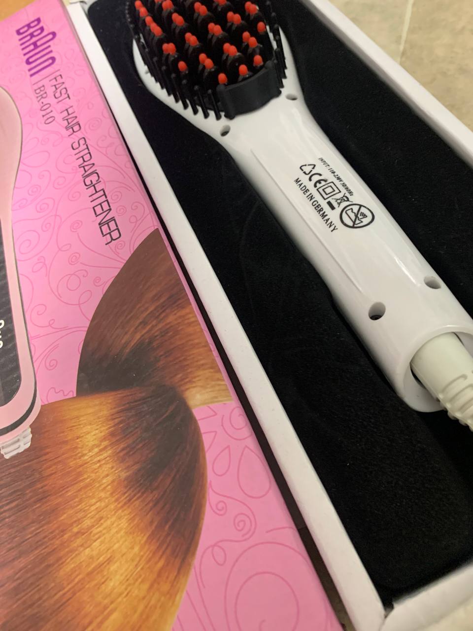 Braun Brosse à cheveux en céramique avec écran LCD chauffage numérique - الصورة 2