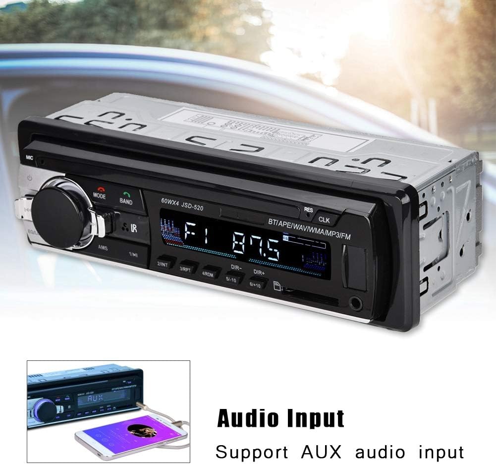 Poste Radio Bluetooth MultiMedia Avec Sortie USB/MicroSD/Aux Pour Voiture