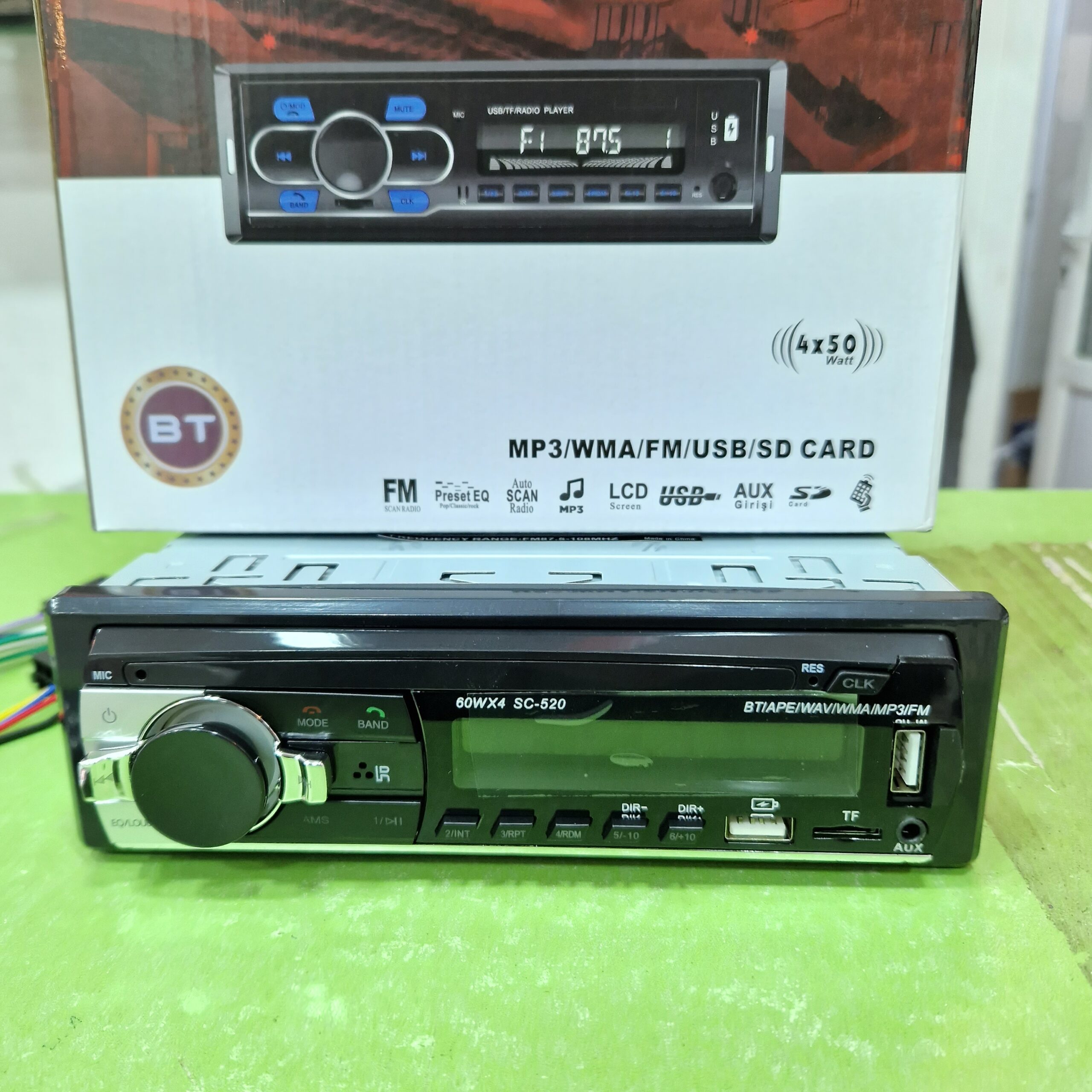 Poste Radio Bluetooth MultiMedia Avec Sortie USB/MicroSD/Aux Pour Voiture - الصورة 3