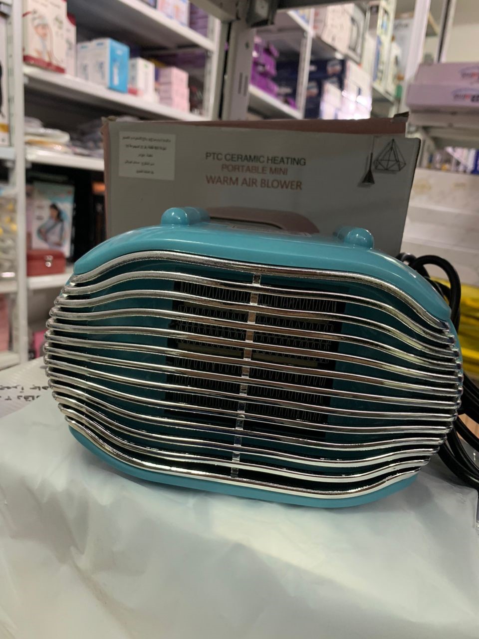 Mini radiateur chauffage électrique 800W - الصورة 3