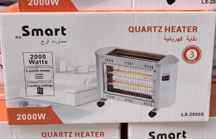 دفاية ثلاثة أوجه Chauffage Électrique 3 Façades 2000W - الصورة 2