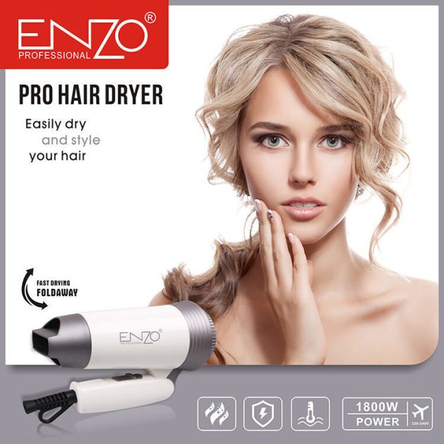 Sèche-cheveux pliable Enzo 607