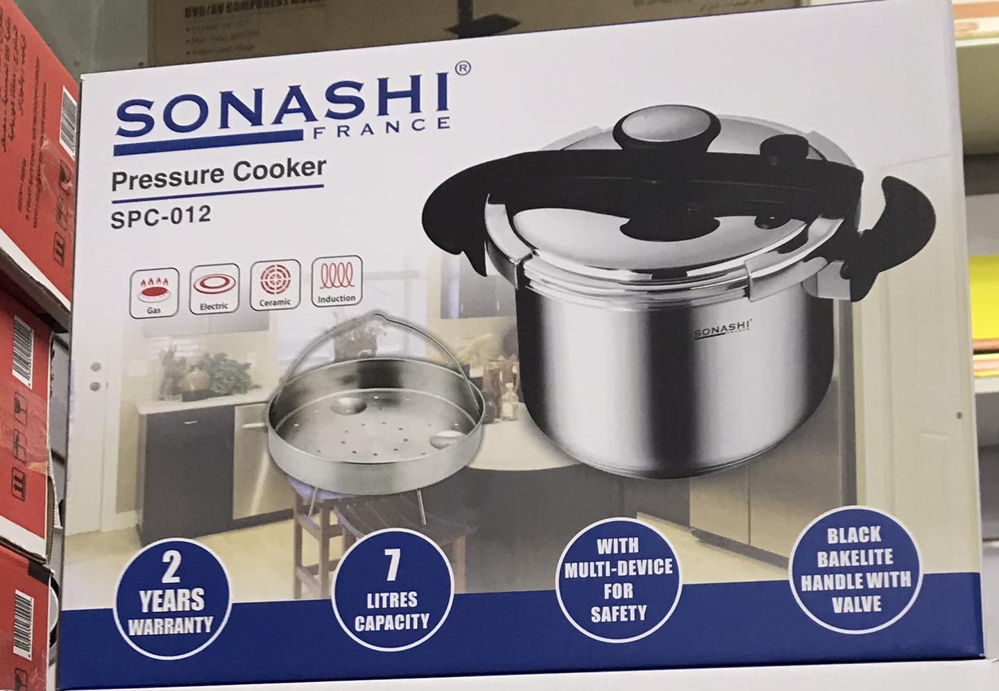 Cocotte Minute 7L SONASHI SPC-012 - الصورة 2