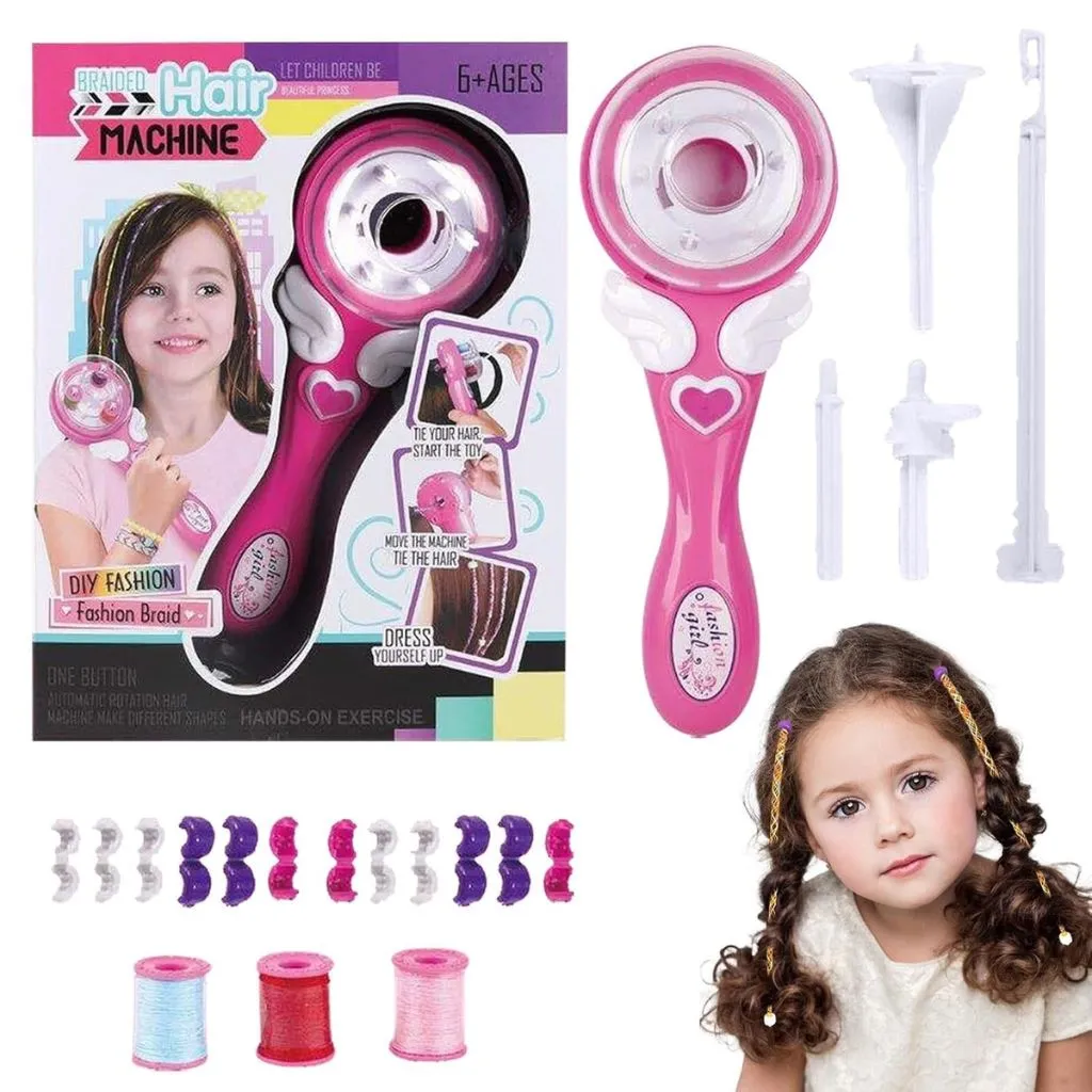 Machine à Tresser les Cheveux Électrique pour Enfants – آلة تجديل الشعر الكهربائية للأطفال - الصورة 2
