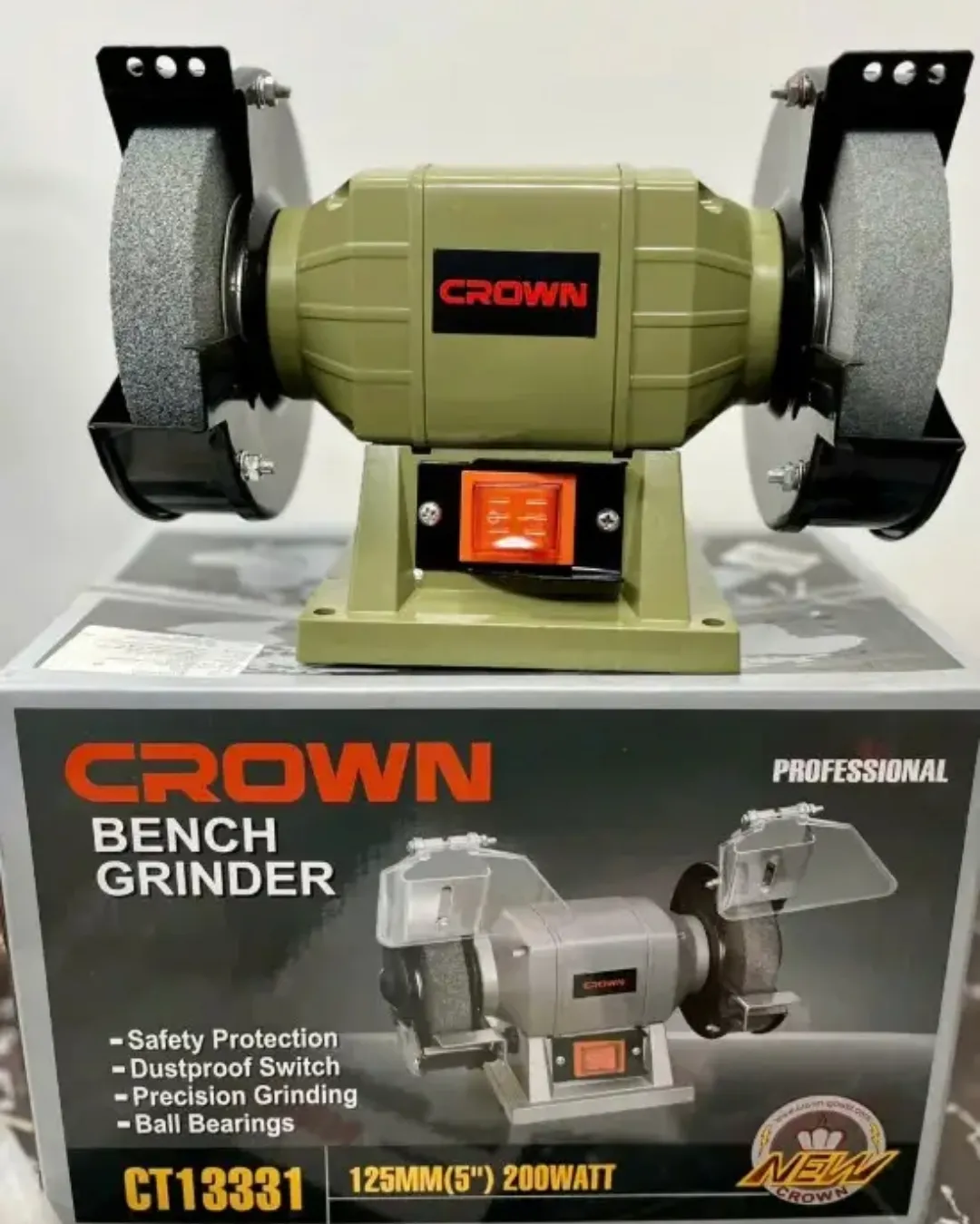 TOURET A MEULER CROWN CT13331 125MM 200W - الصورة 2
