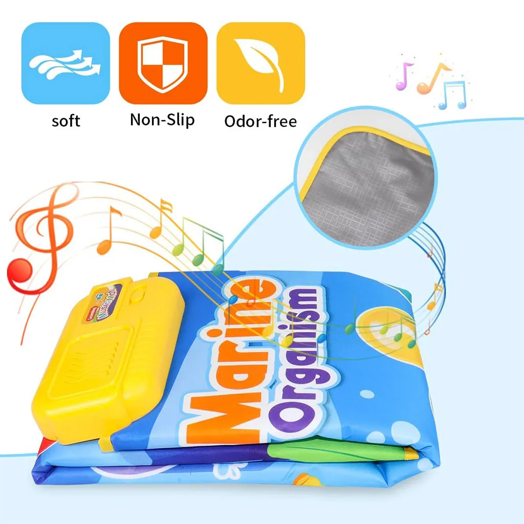 Tapis Musical et Jouet Éducatif pour Enfants 63x43cm – بساط ألعاب للرضع - الصورة 3