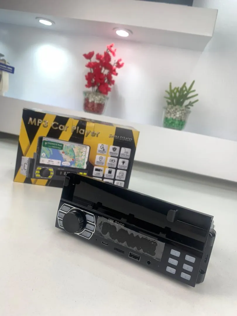 Autoradio Bluetooth Simple DIN avec Support Téléphone – راديو سيارة بلوتوث بسيط مع حامل هاتف - الصورة 4