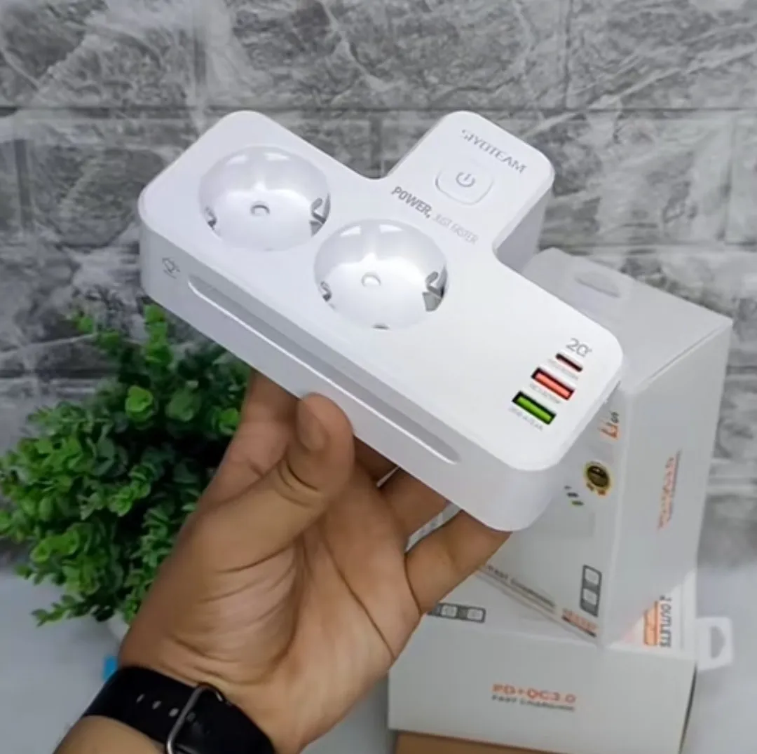 Fiche Multiprise avec 2USB et type-C - الصورة 2