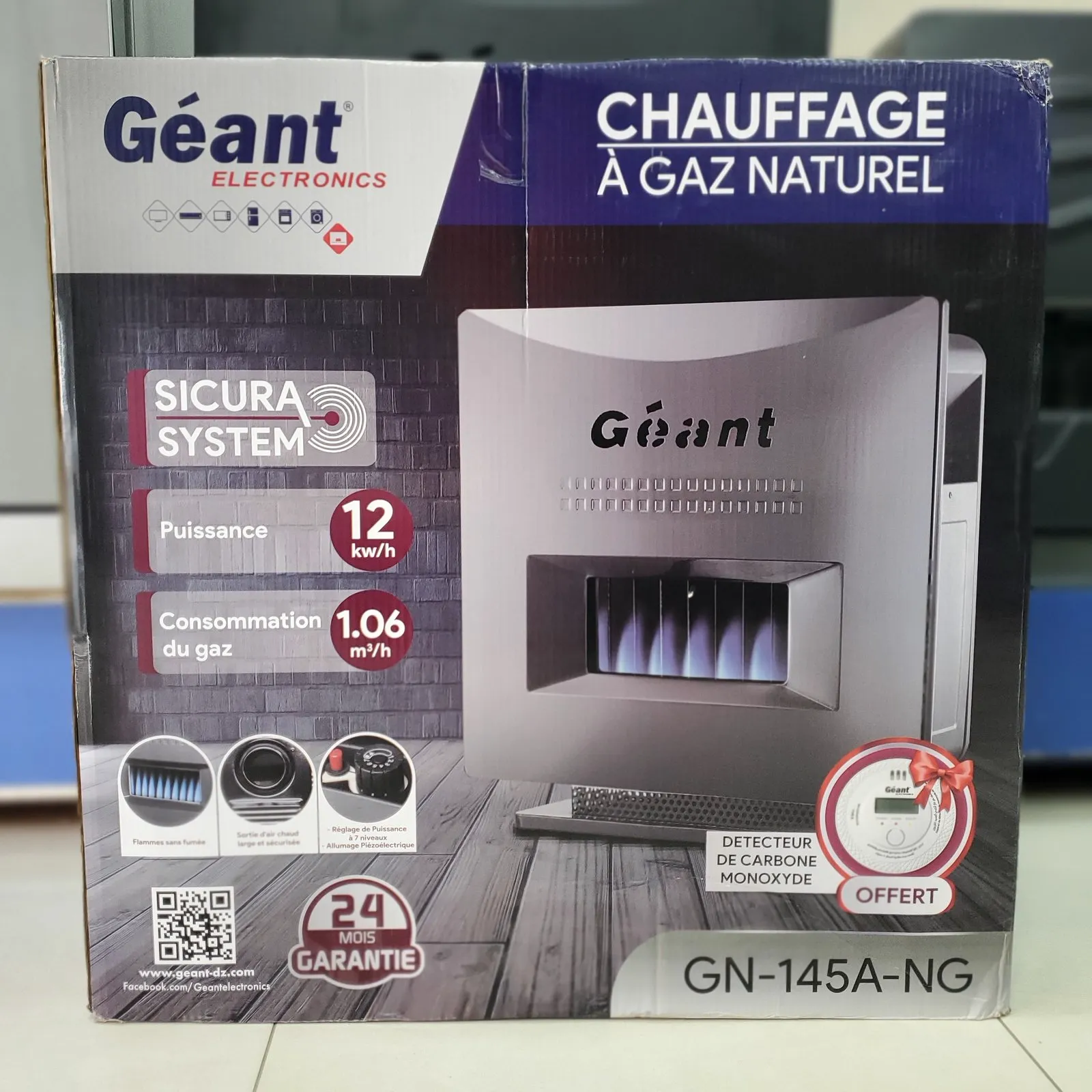 Chauffage géant 12kw/h GN-145A-NG - الصورة 5