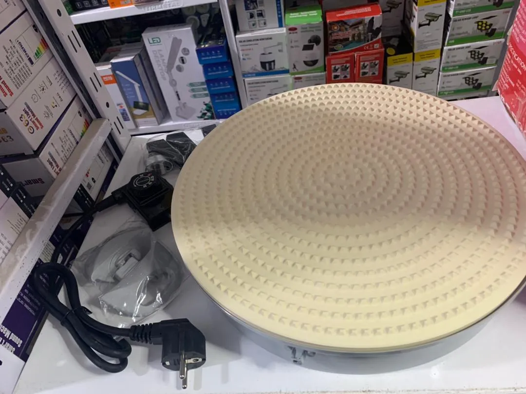 طاجين كهربائي Saurex Tajine Electrique Et pierre à Pizza double face 6500W - الصورة 6