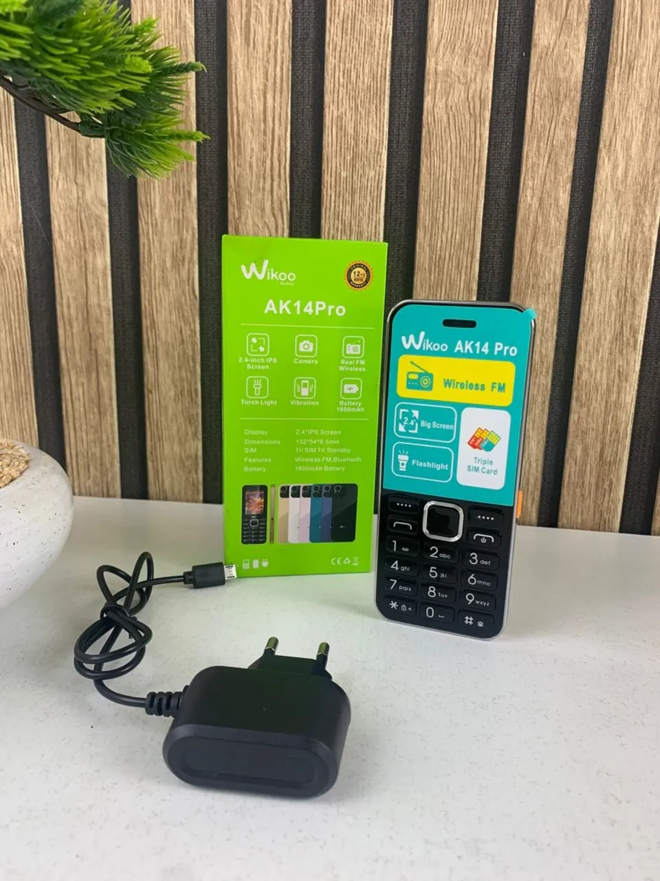 Téléphone Portable Wikoo AK14 Pro Triple SIM – هاتف نقال - الصورة 2