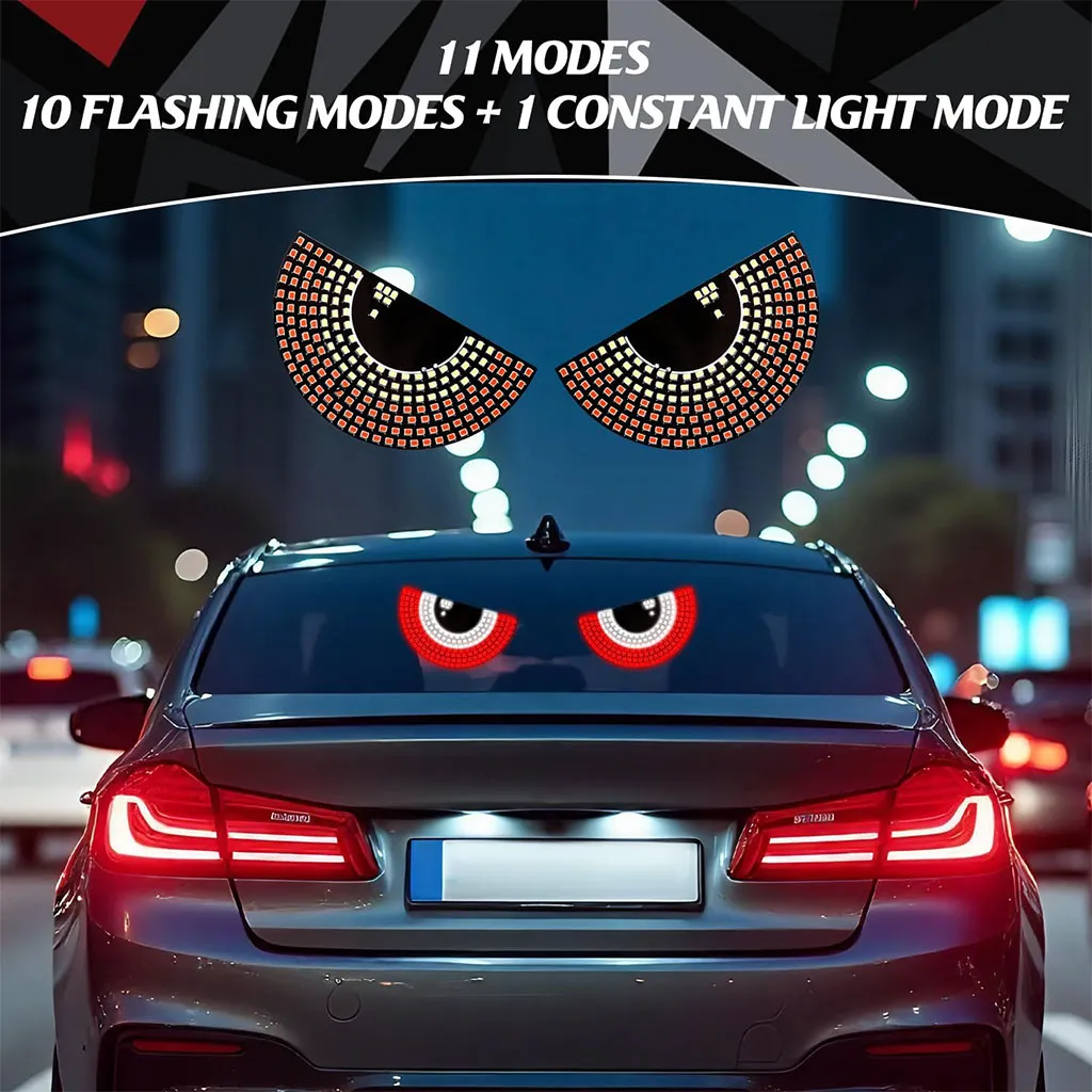 Feux de Voiture à LED Dynamiques Devil Eyes pour Pare-brise Arrière - الصورة 3