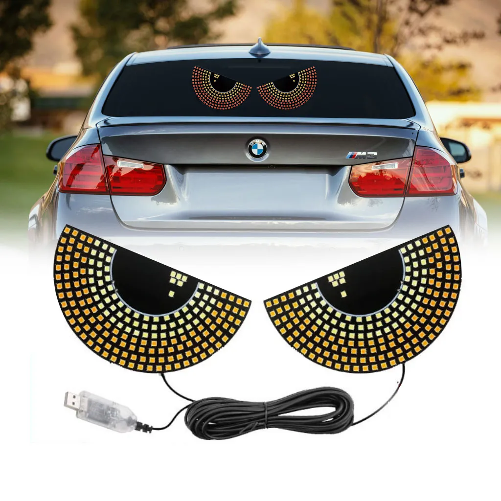 Feux de Voiture à LED Dynamiques Devil Eyes pour Pare-brise Arrière