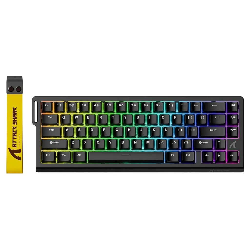 Clavier Gaming Magnétique ATTACK SHARK X68HE 60% avec Rapid Trigger et 8000Hz - لوحة مفاتيح المغناطيسية - الصورة 3
