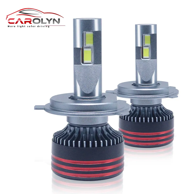 Ampoules LED pour Voiture M8 Pro 120W - Très Haute Luminosité 60 000 LM H4 - مصابيح للسيارات عالية الأداء إضاءة بيضاء - الصورة 2