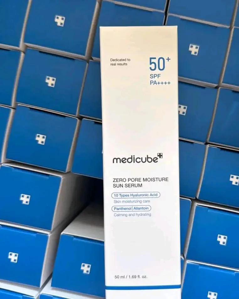 سيروم واقي الشمس Medicube Zero Pore Moisture Sun Serum SPF50+ - الصورة 2