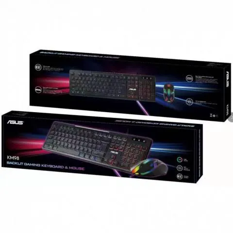 Kit gaming clavier + souris lumineux لوحة مفاتيح و فأرة مضيئة