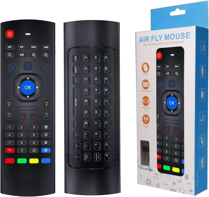 Air Mouse Remote with Mini Wireless Keyboard mac tech