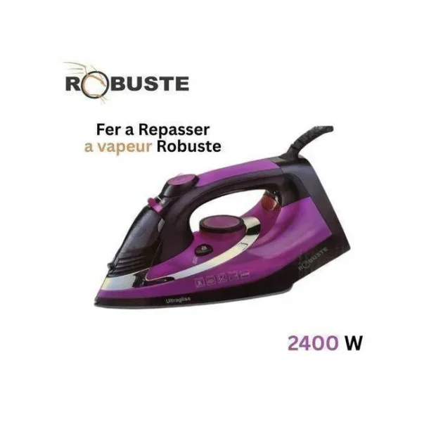 Robuste Fer À Repasser A Vapeur Ultragliss 320 ml 2400W Semelle En Céramique