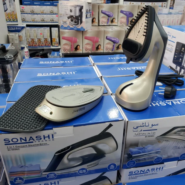 مكواة بخار 2في1 من صوناشي  Sonashi 1800W 5096C
