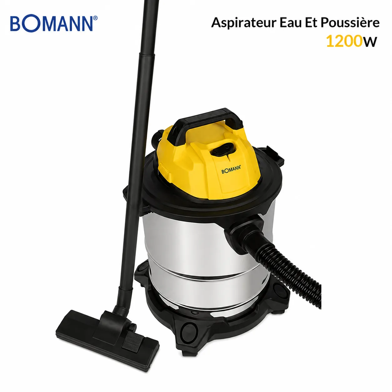 Aspirateur Eau Et Poussière 1200W BOMANN BS 6058 CB - الصورة 3