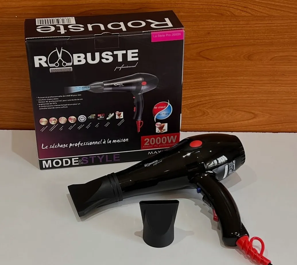 مجفف الشعر ROBUSTE Professional 2000W - الصورة 3