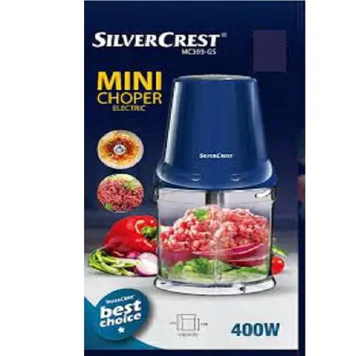 Mini hachoir SilverCrest 400W 4 l'âme MC393