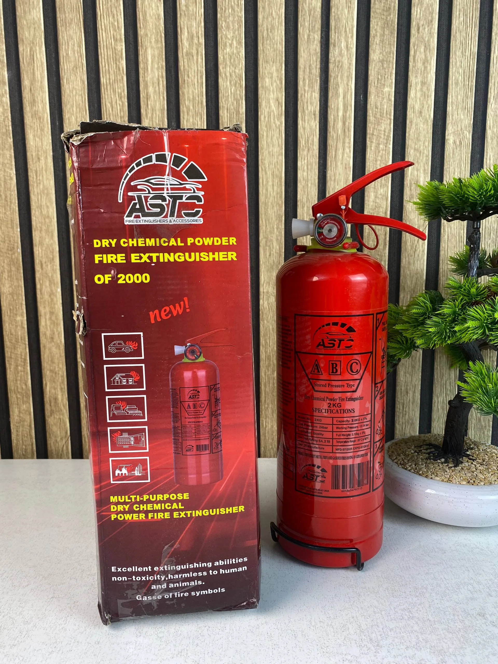 Extincteur Fire Stop 2kg -مطفأة حريق - الصورة 3