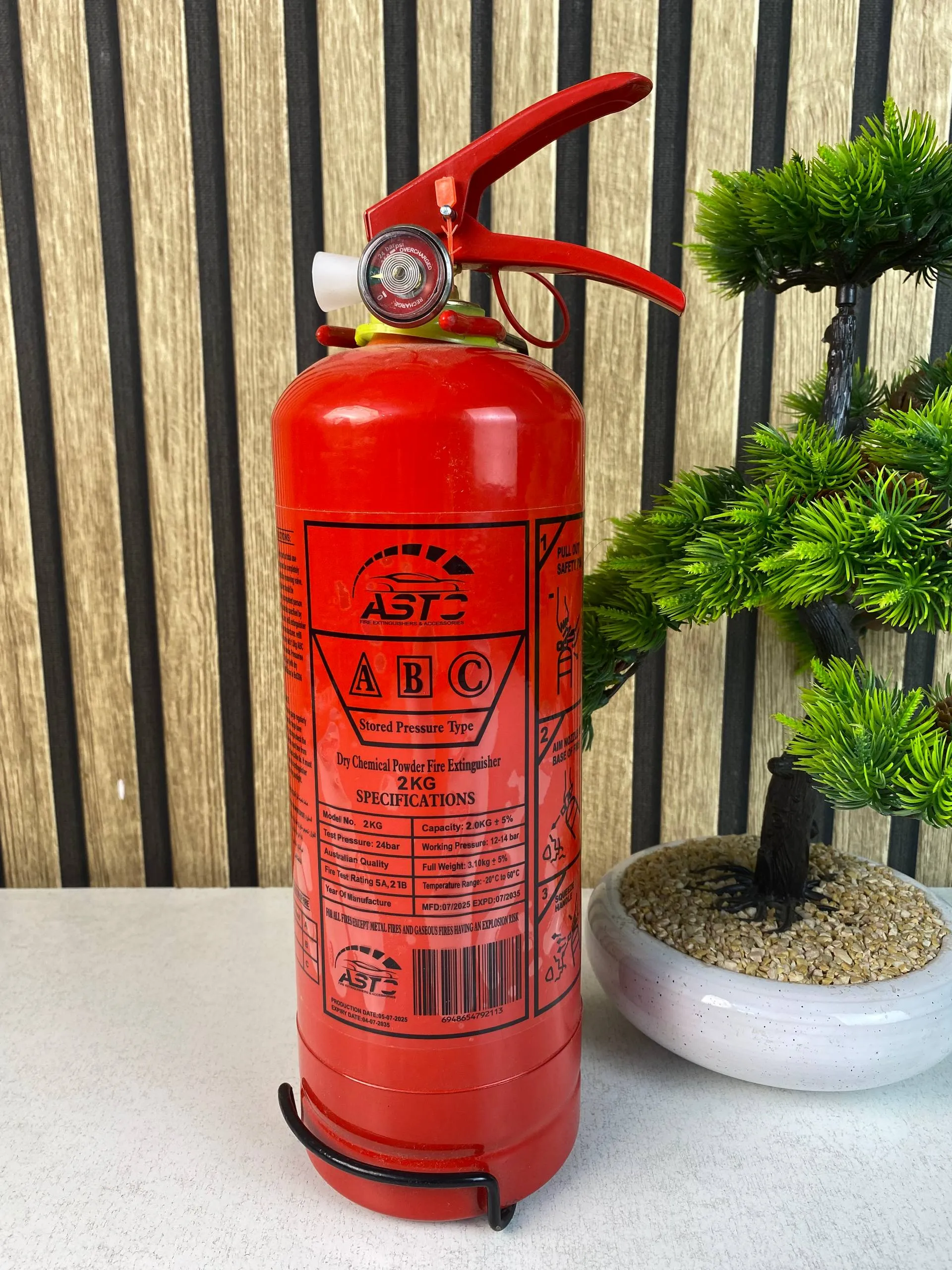 Extincteur Fire Stop 2kg -مطفأة حريق - الصورة 2
