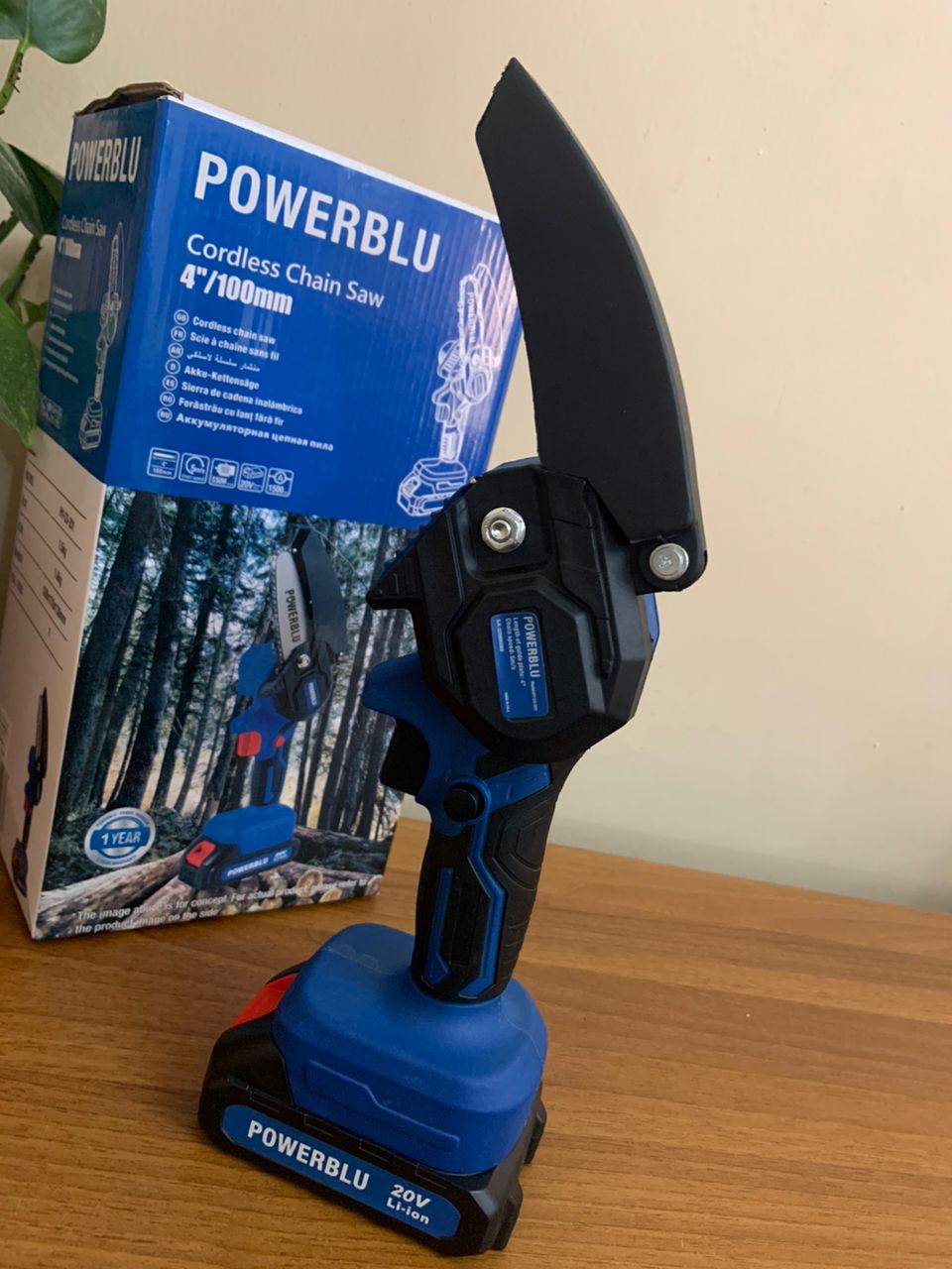 Powerblu Scie à chaîne Portable Sans Fil – منشار كهربائي لاسلكي - الصورة 2