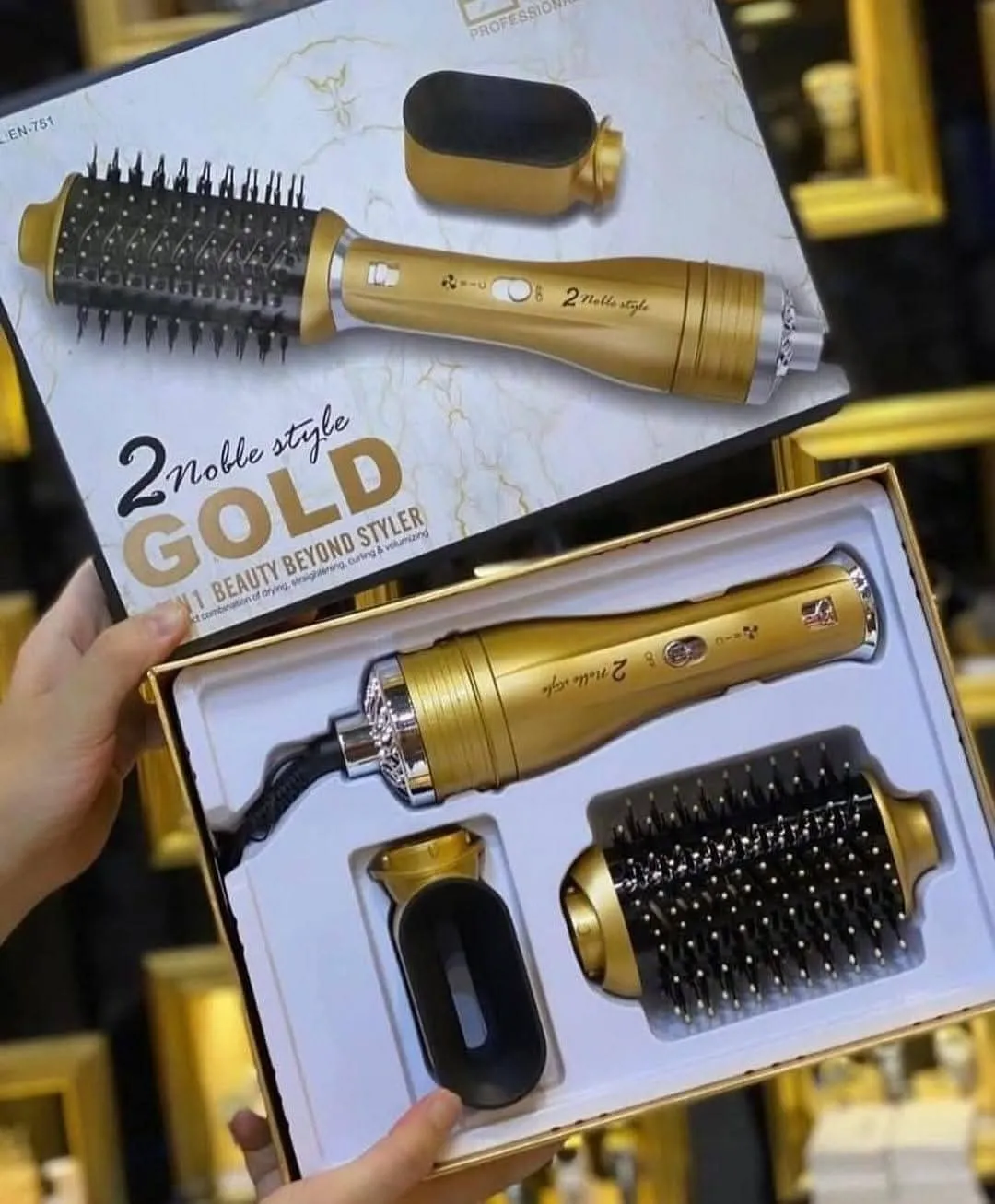 Brosse Enzo Professional 2 Noble Style Gold 2-in-1 Enzo 751