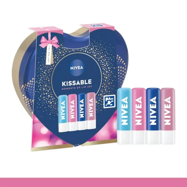 مجموعة مرطب الشفاه Nivea Kissable