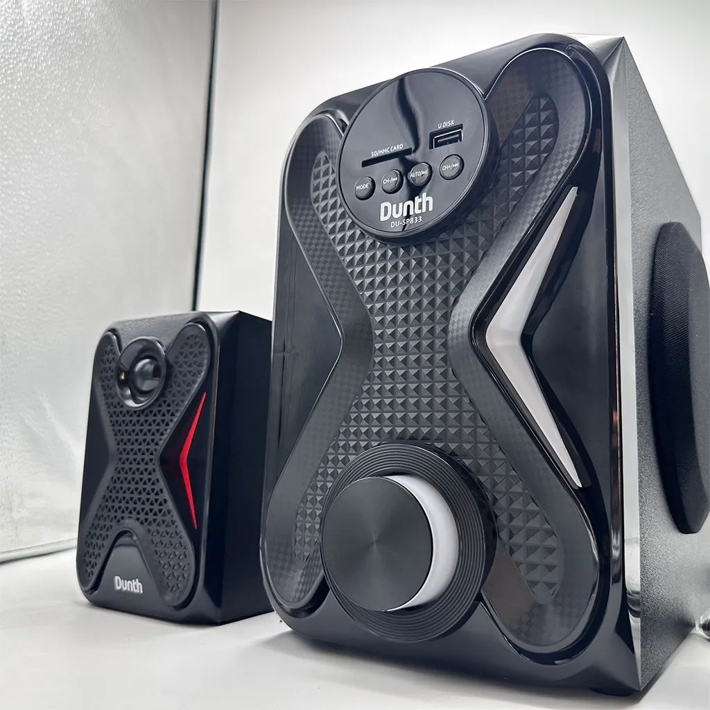 Haut-Parleur DUNTH 8000 W LED BT/AUX/USB/FM Radio DU-SP833 – مكبر صوت إحترافي أصلي - الصورة 2