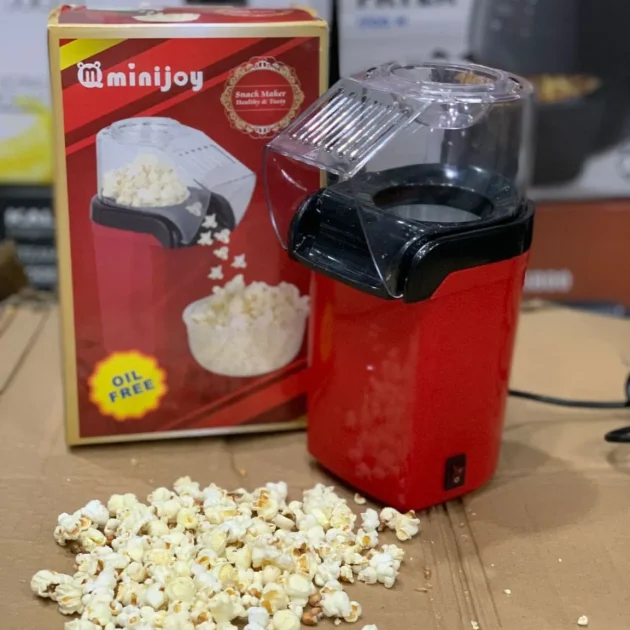Machine à popcorn roge électrique